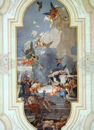 TIEPOLO, Giovanni Domenico The Institution of the Rosary china oil painting image